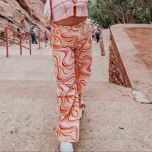 Printed Jeans